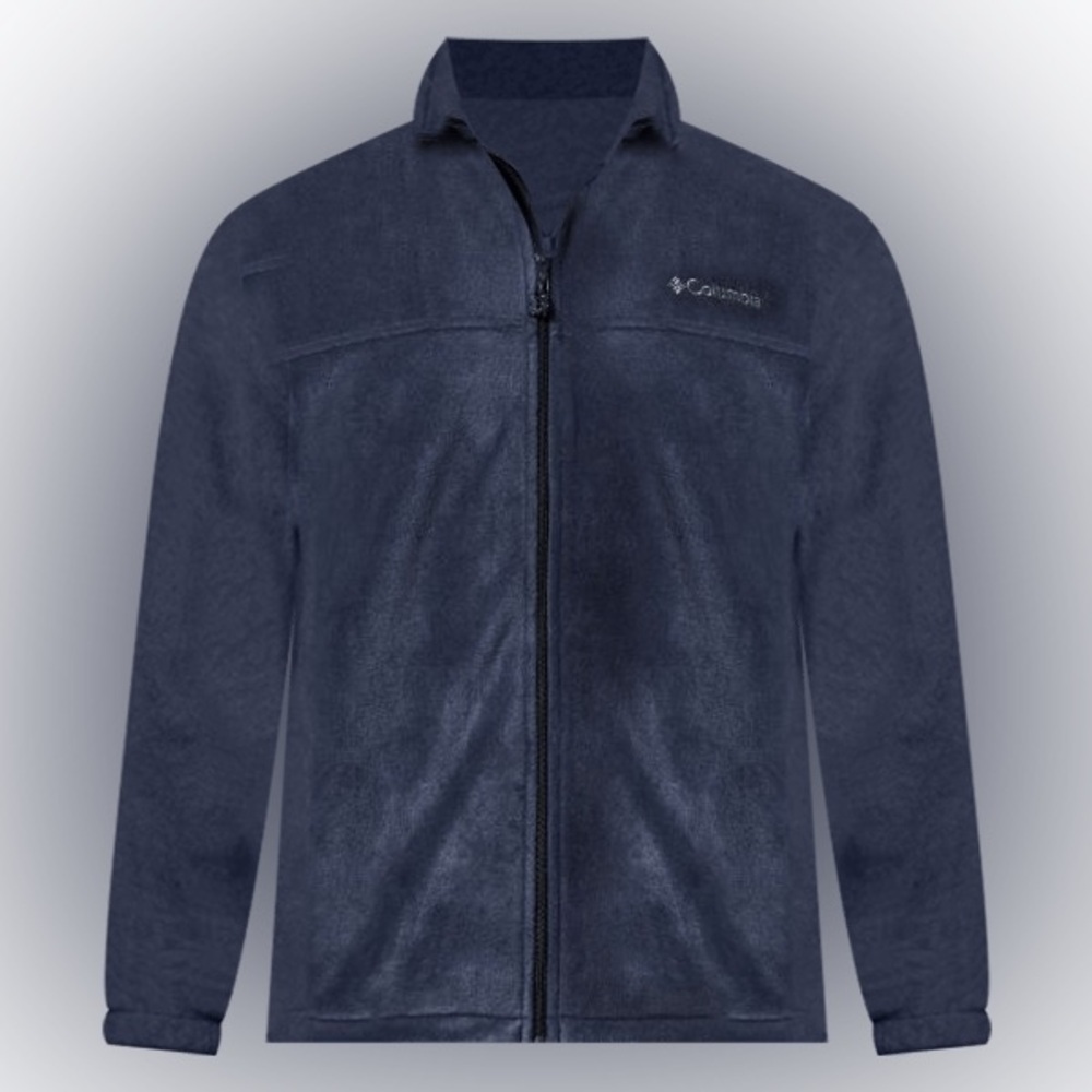 Columbia Men's Blue Full-Zip Fleece Jacket, Size M - Picture 3 of 8
